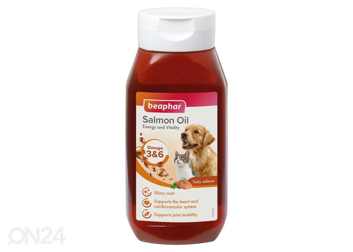 Ravintolisä Beaphar Salmon Oil 425 ml kuvasuurennos