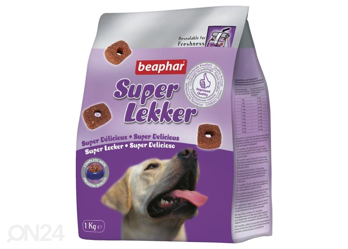 Ravintolisä Beaphar Super Lekker Dog 1 kg kuvasuurennos