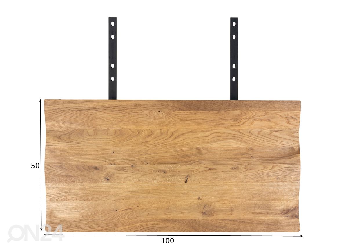 Ruokapöydän Toulouse jatkolevyt 100x50 cm, 2 kpl kuvasuurennos mitat