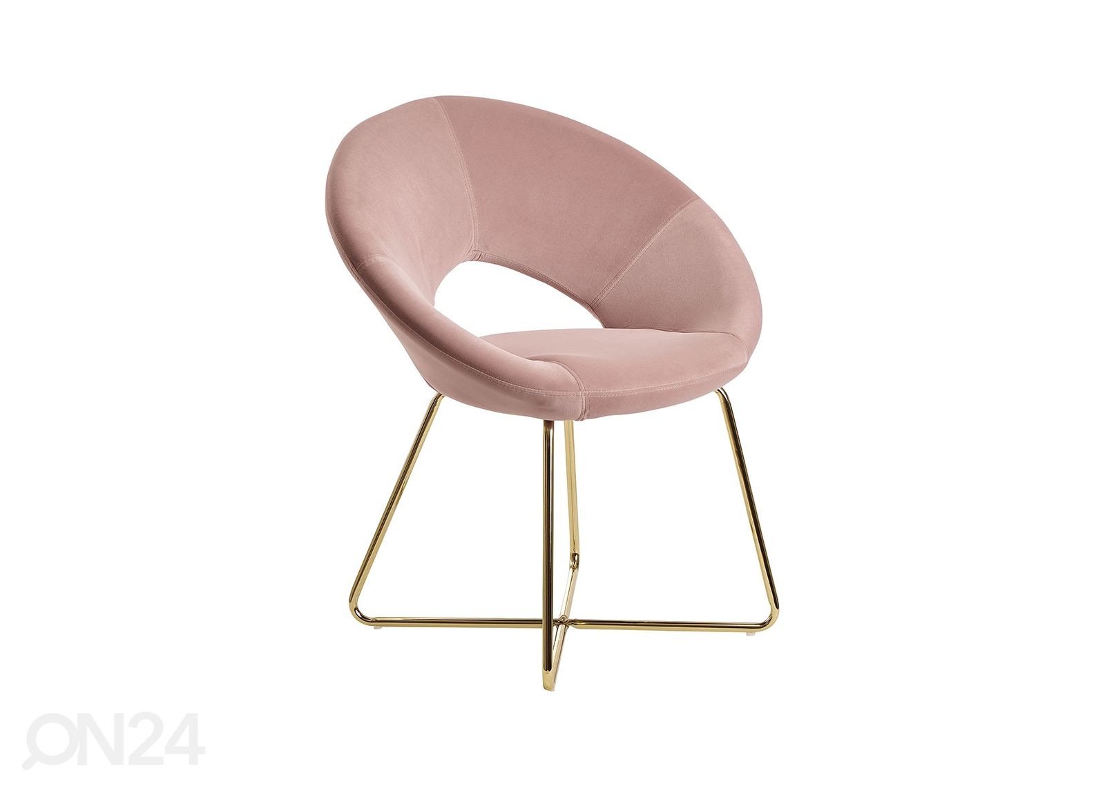 Ruokapöydän tuoli, vaaleanpunainen kuvasuurennos