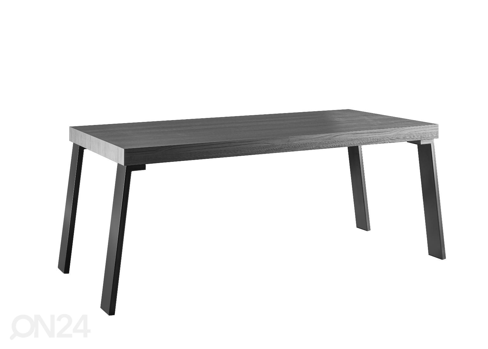 Ruokapöytä City 189x88 cm, musta kuvasuurennos