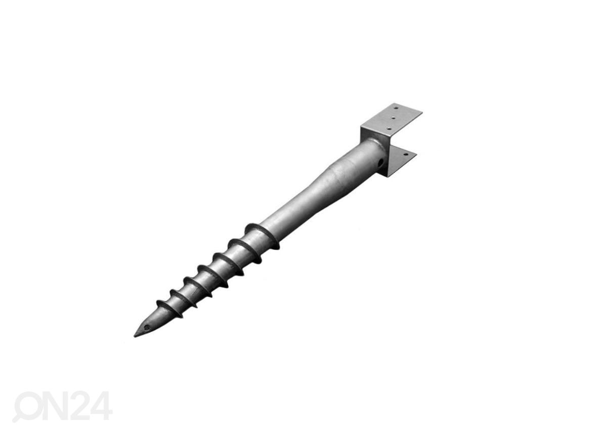 Ruuvipaalu 60x670 mm KZN pylväskiinnikkeellä kuvasuurennos