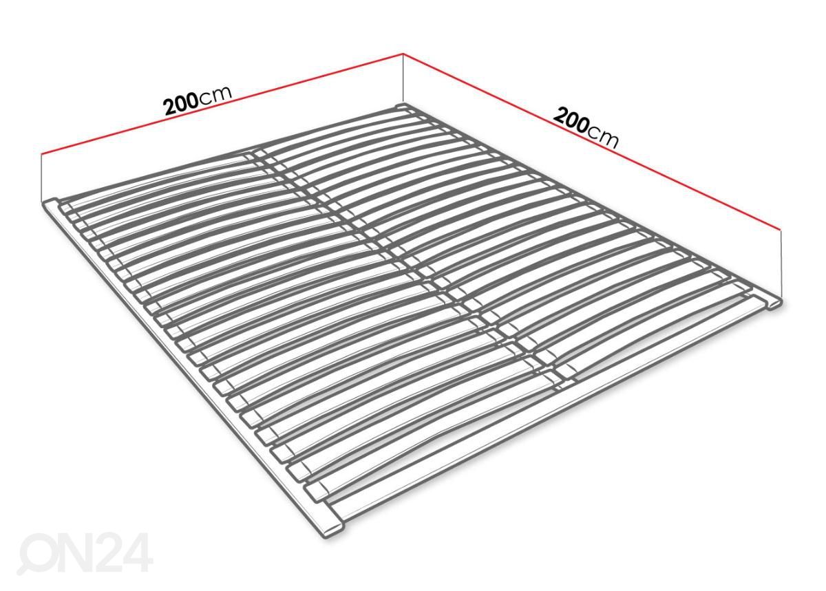 Sälepohja 200x200 cm kuvasuurennos mitat