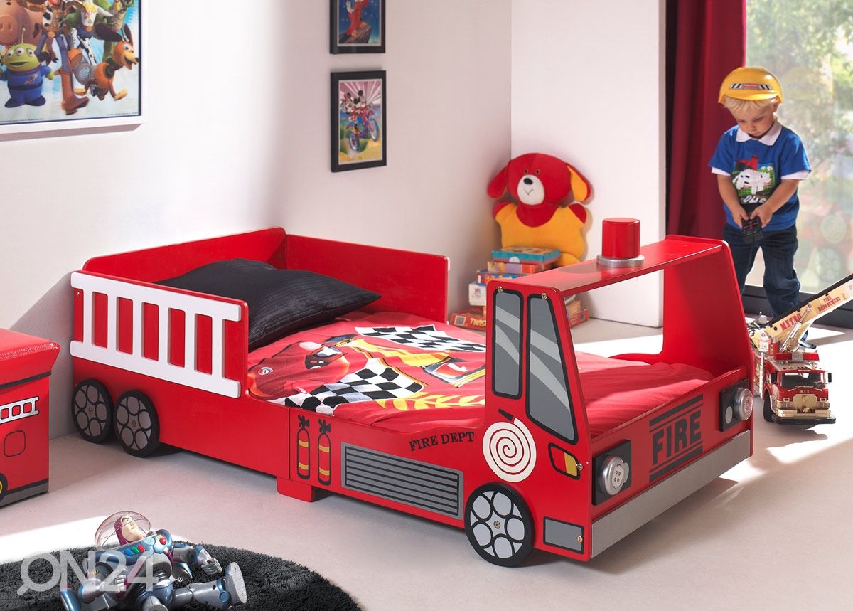 Sänky FIRE TRUCK 70x140 cm kuvasuurennos