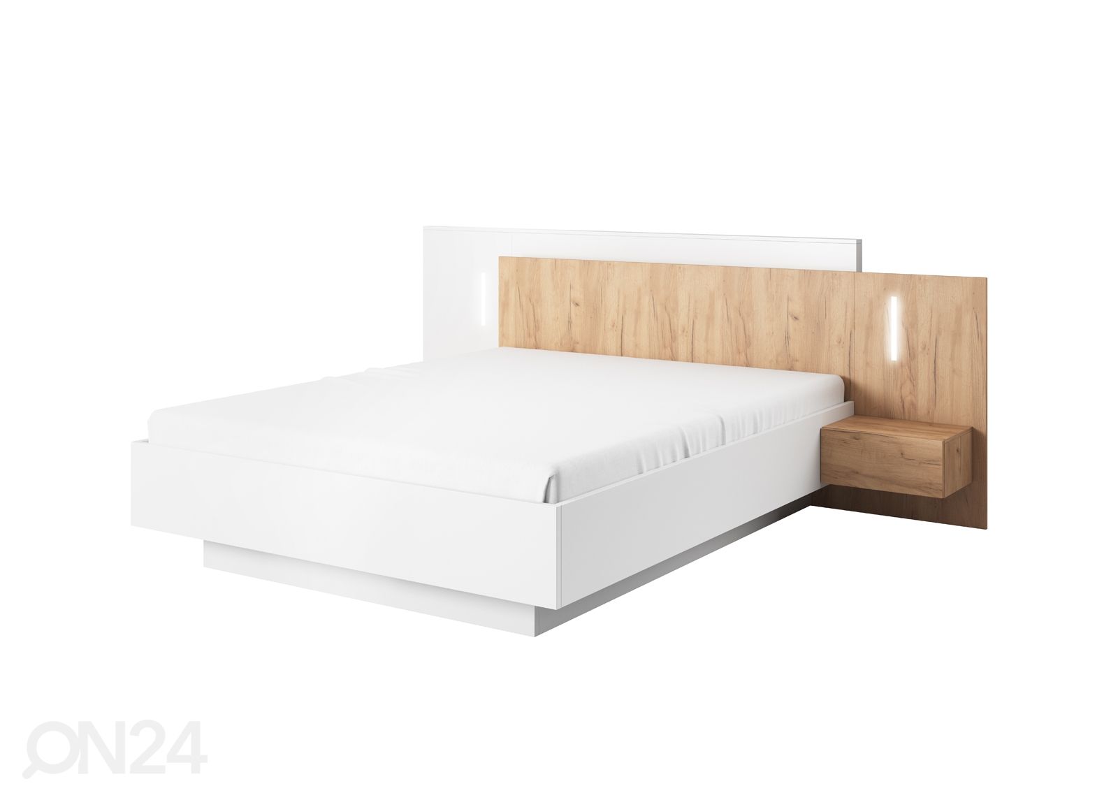 Sänky vuodevaatelaatikolla Olivia 160x200 cm + yöpöydät kuvasuurennos
