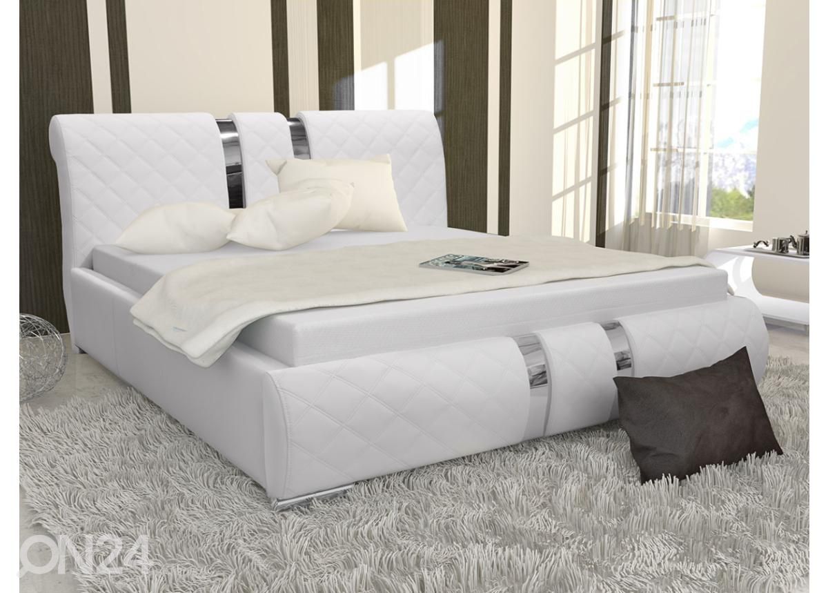Sänky ylösnostettavalla sängynpohjalla 160x200 cm kuvasuurennos