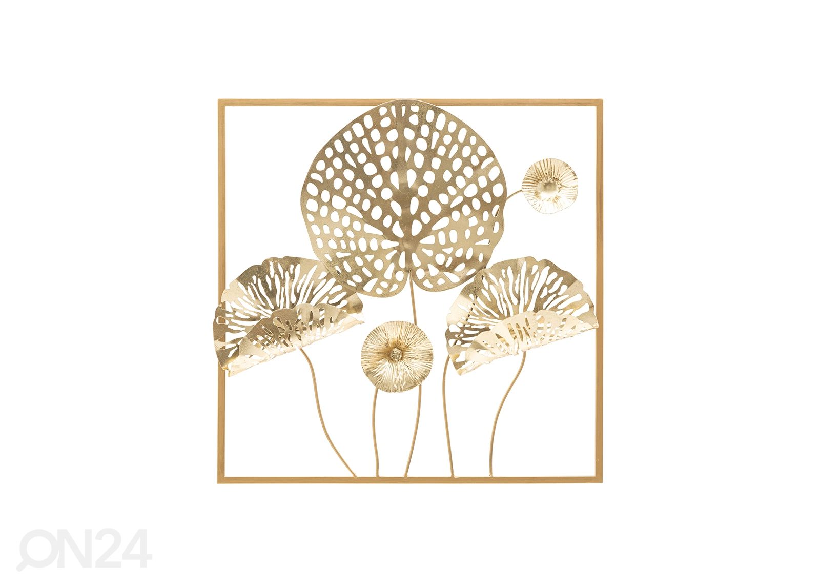Seinäkoriste Gold Flower 50x50 cm kuvasuurennos