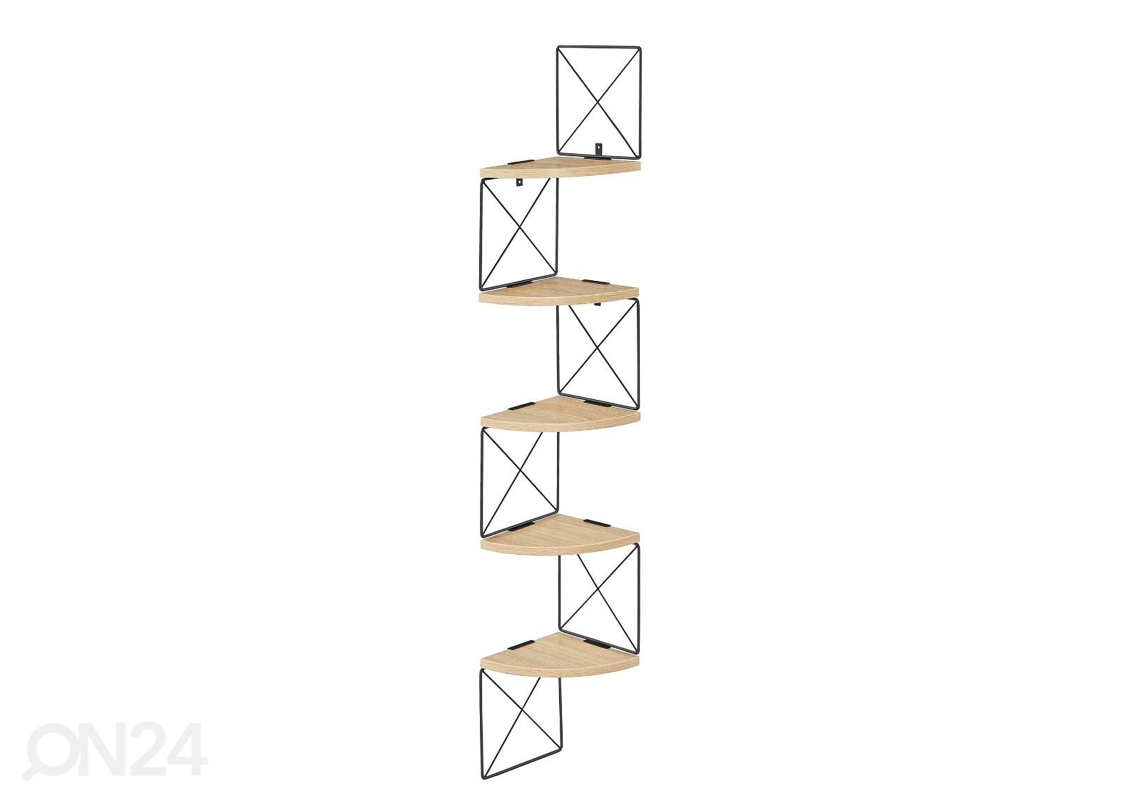 Seinäkulmahylly 1275 cm kuvasuurennos