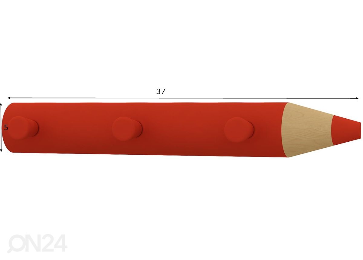 Seinänaulakko Stifto 37 cm kuvasuurennos mitat