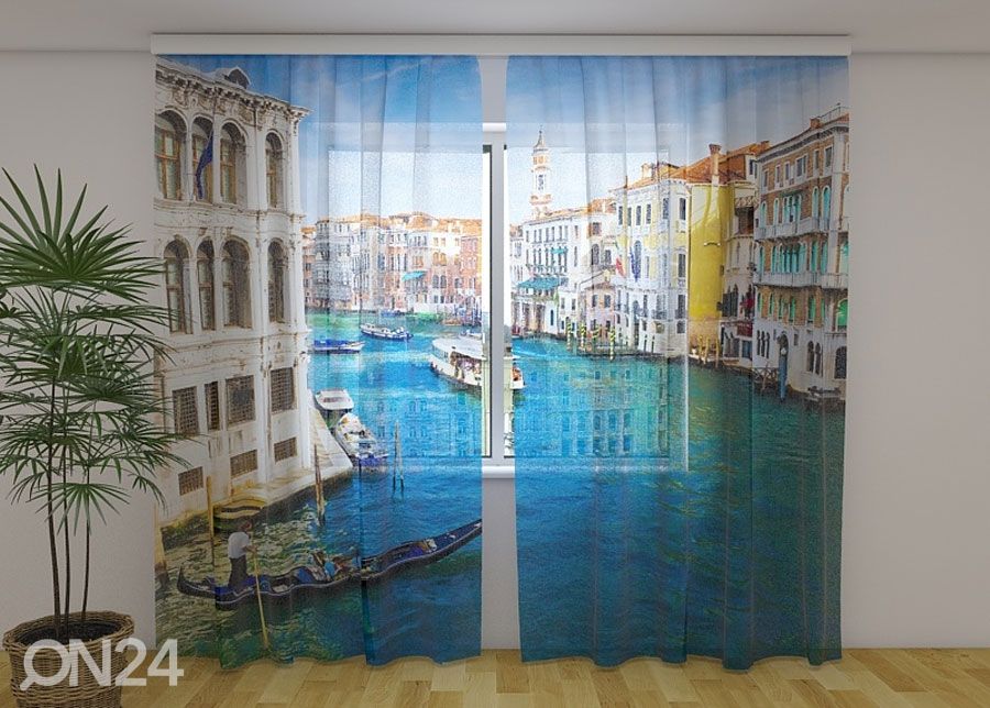 Sifonki-kuvaverho VENICE 1, 240x220 cm kuvasuurennos