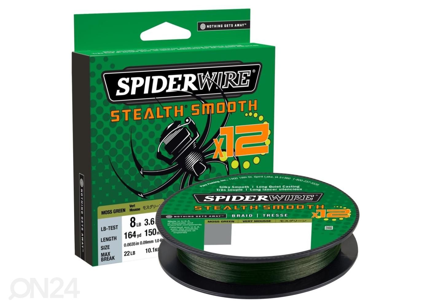 Siima spiderwire stealth smooth 12 0,23mm 150m kuvasuurennos