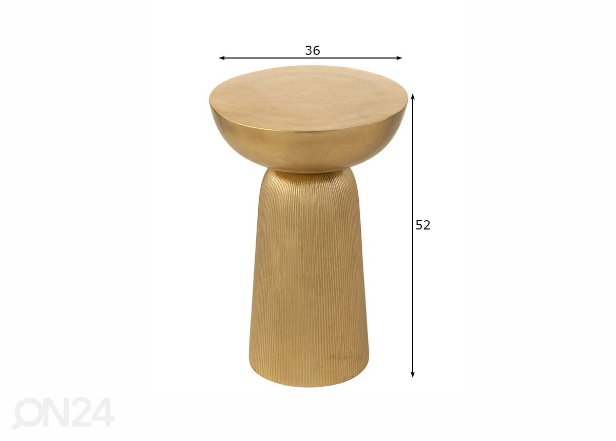 Sivupöytä Appoint Ø 36 cm kuvasuurennos mitat