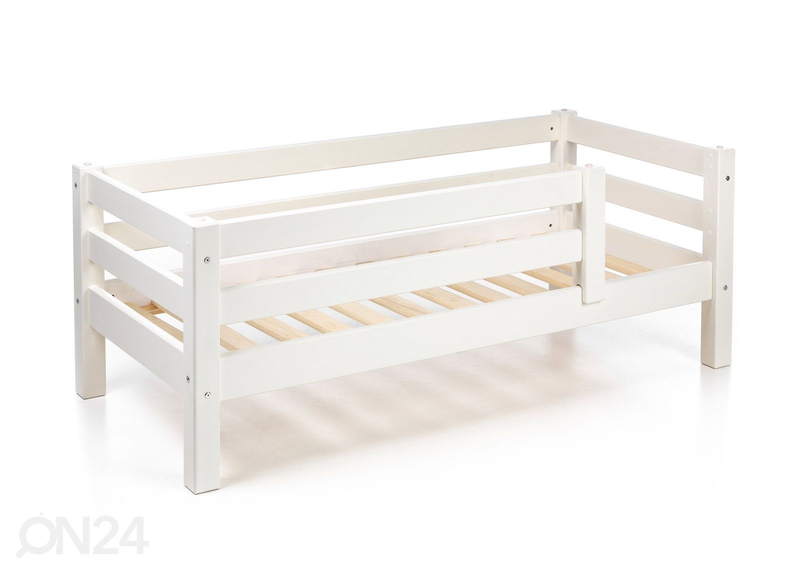 Suwem massiivipuinen sänky turvalaidoilla Liisa turvalaidalla 70x160 cm kuvasuurennos