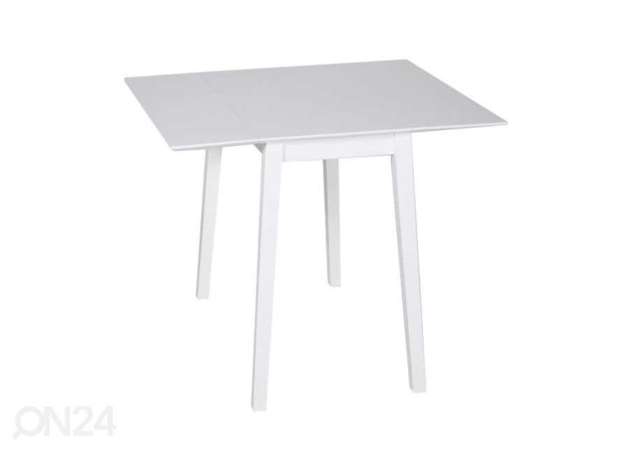Taittopöytä Avola valkoinen 75x45-90 cm kuvasuurennos