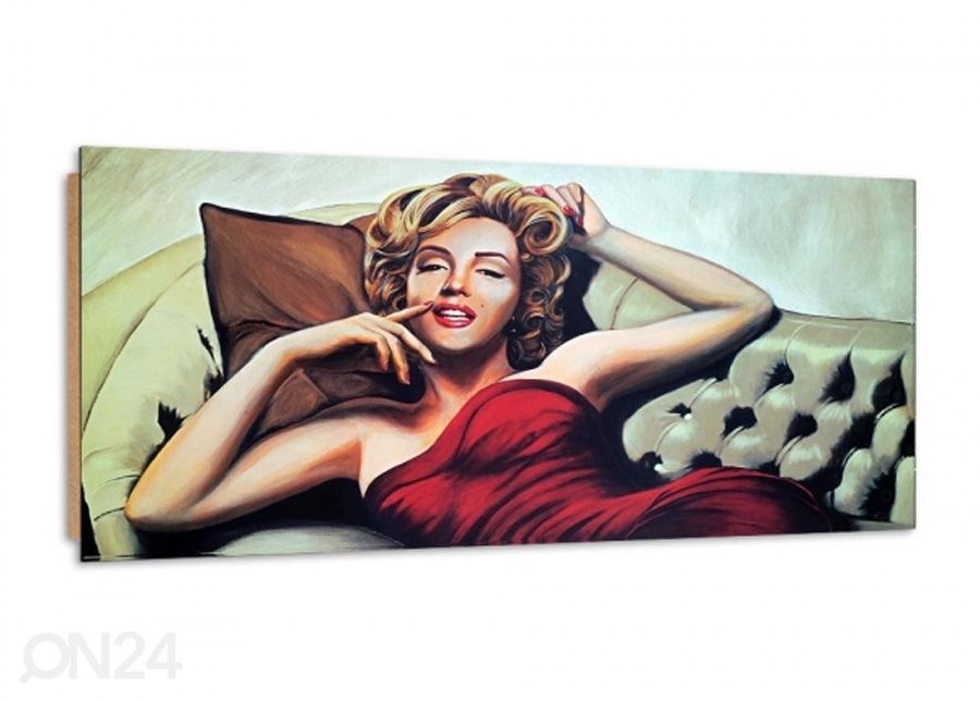 Taulu Night with Marilyn 3D 100x50 cm kuvasuurennos