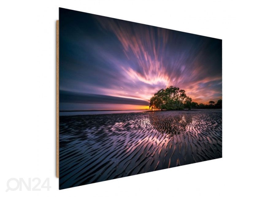 Taulu Sunset on the beach 70x100 cm kuvasuurennos