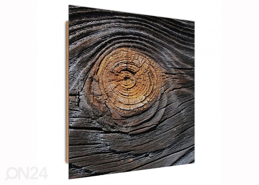 Taulu Tree bark 3D 30x30 cm kuvasuurennos