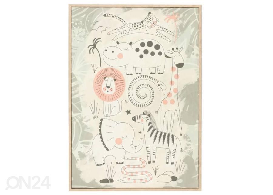 Taulu Wild Animal 50x70 cm beige kuvasuurennos