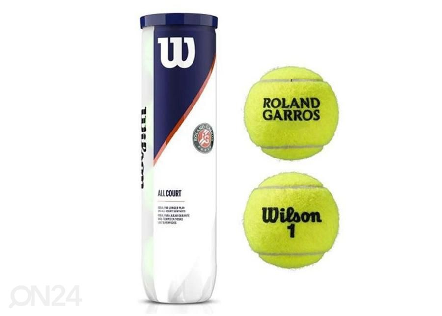 Tennispallot Wilson Roland Garos All Court 4 WRT116400 kuvasuurennos