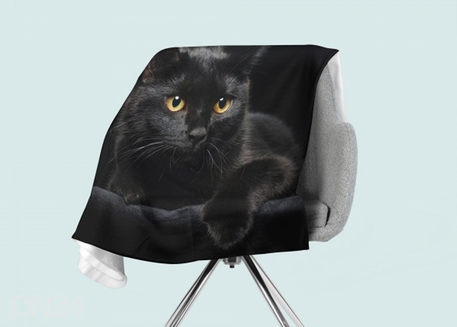 Torkkupeitto Black Cat 130x150 cm kuvasuurennos