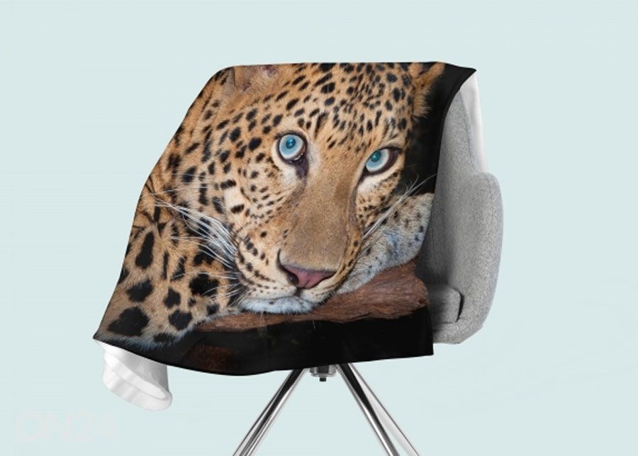 Torkkupeitto Cheetah Eyes 130x150 cm kuvasuurennos