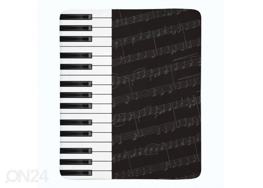 Torkkupeitto Piano Keys 130x150 cm kuvasuurennos