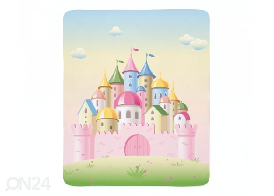 Torkkupeitto Pink Castle 130x150 cm kuvasuurennos