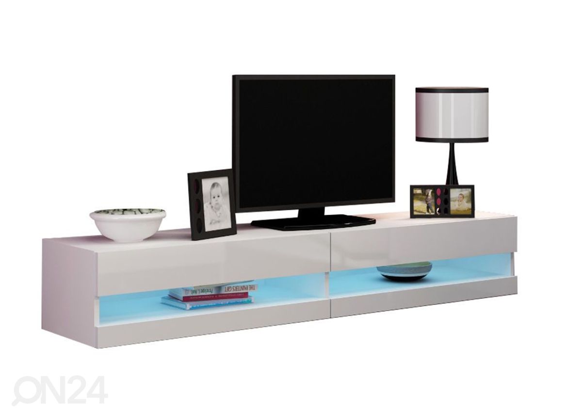 TV-taso 180 cm + LED kuvasuurennos