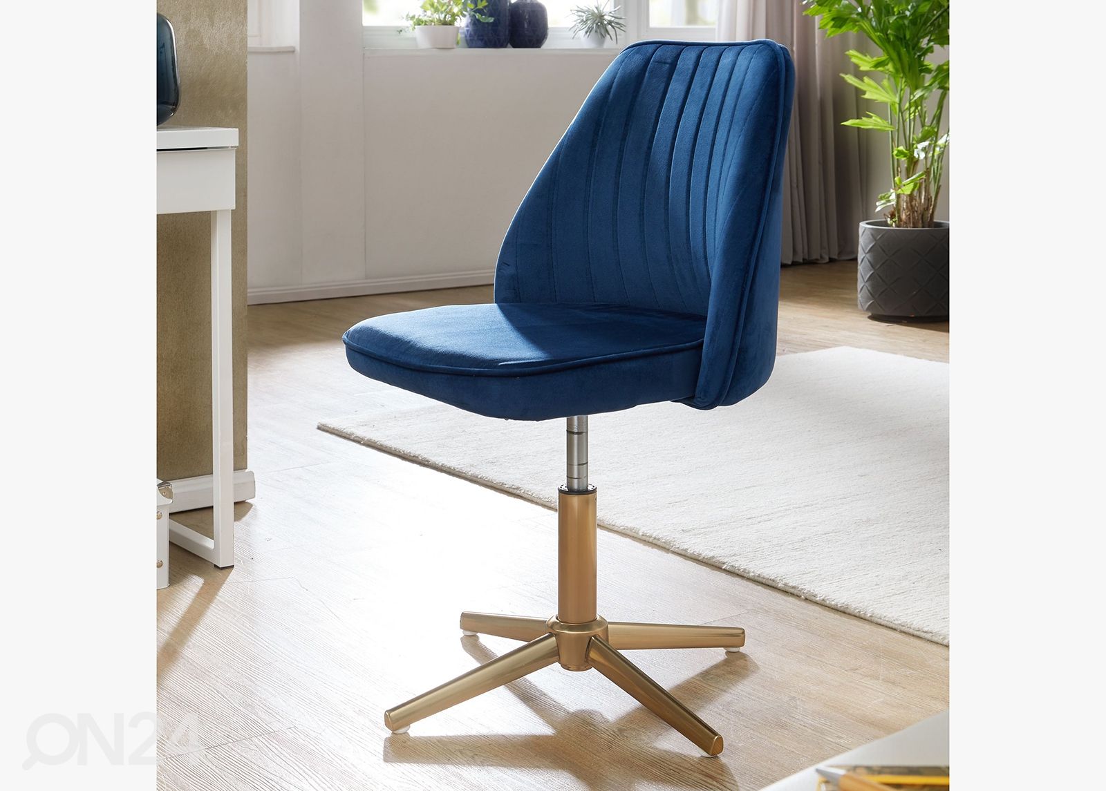 Työtuoli / ruokapöydän tuoli, sininen kuvasuurennos