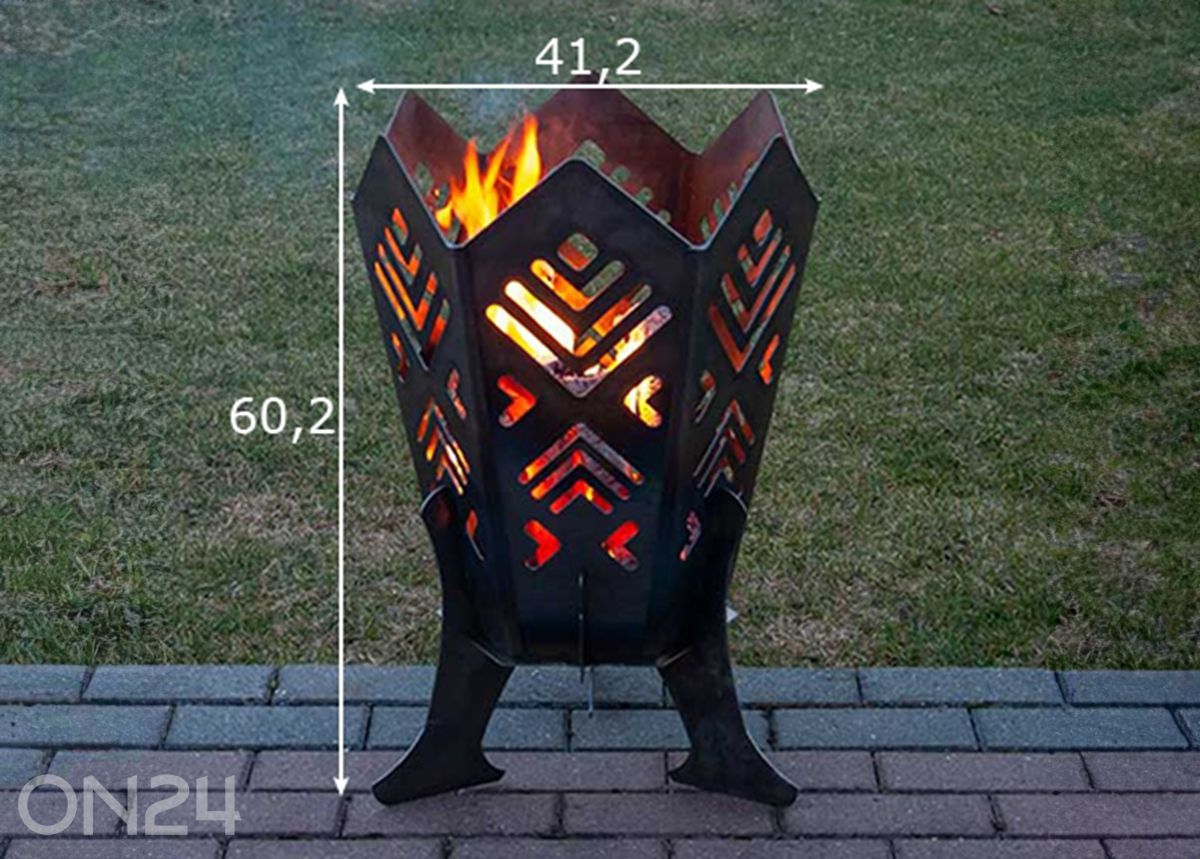 Ulkotulisija Etno I kuvasuurennos mitat