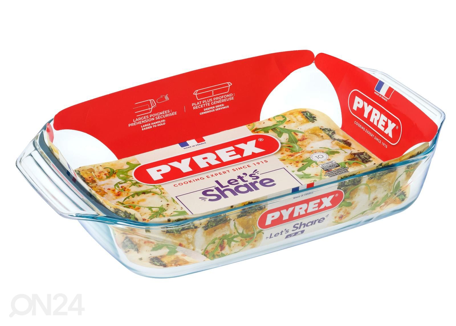 Uunivuoka Pyrex Irresistible 3,8 L kuvasuurennos