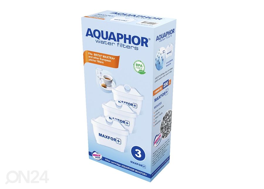 Vaihtosuodatin Aquaphor Maxfor +, 3 kpl kuvasuurennos