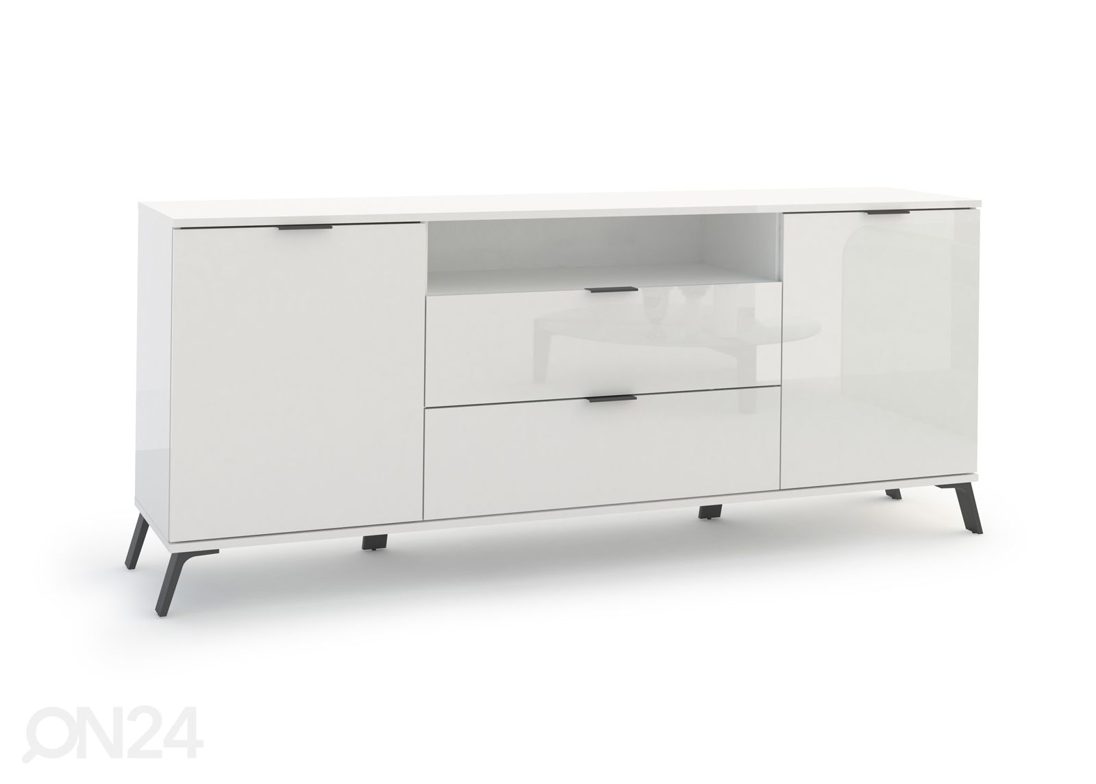 Valkoinen lipasto Casablance 180cm kuvasuurennos