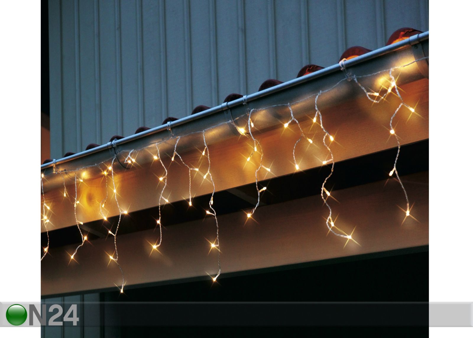Valoketju ulkotiloihin 144 LED, 4 m kuvasuurennos