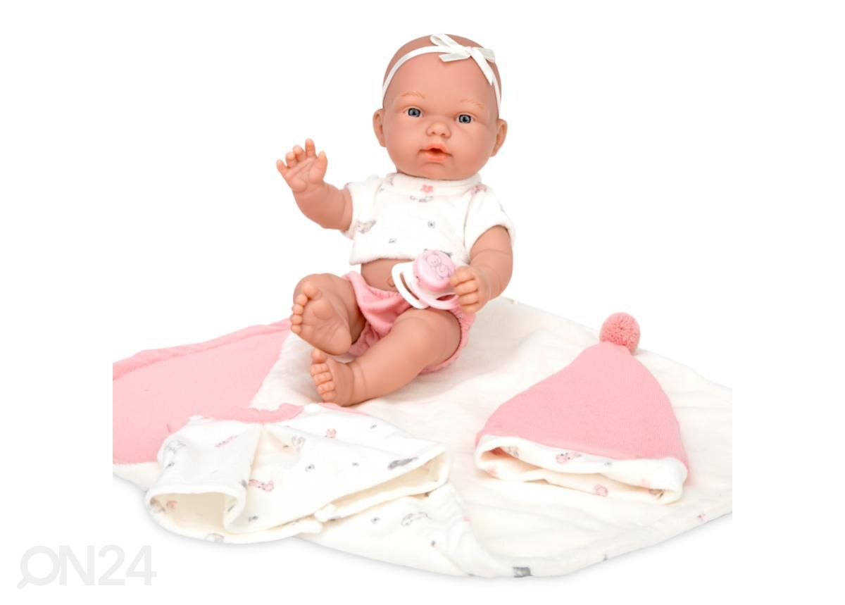 Vauvanukke Arias tarvikkeineen 26 cm kuvasuurennos