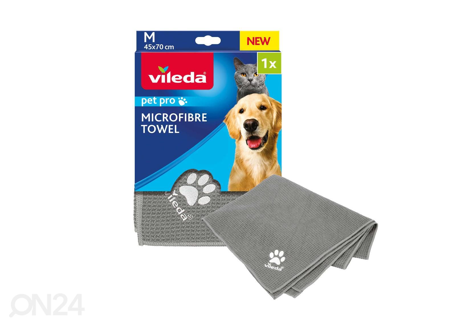 Vileda Pet Pro lemmikin kuivauspyyhe M (45x70 cm) kuvasuurennos