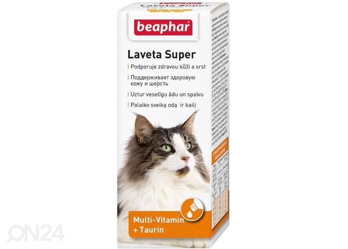 Vitamiinivalmiste kissoille Beaphar Laveta Super Cat 50 ml kuvasuurennos