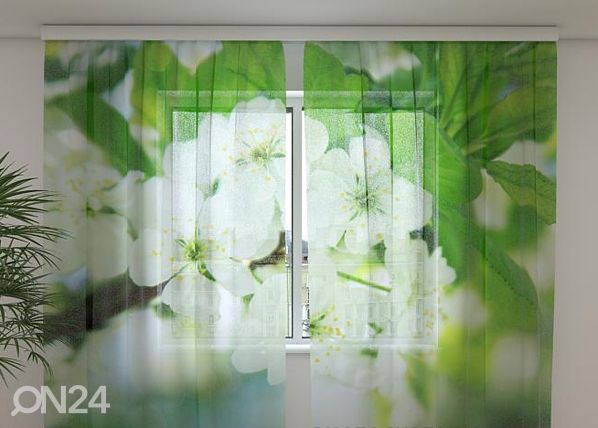 Sifonki-kuvaverho SPRING FLOWERS 240x220 cm