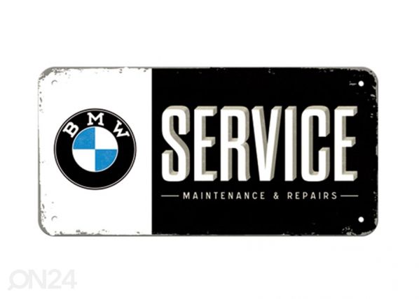 RETRO seinäkello BMW SERVICE 10x20 cm