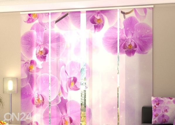 Pimentävä paneeliverho Starry orchid 240x240 cm