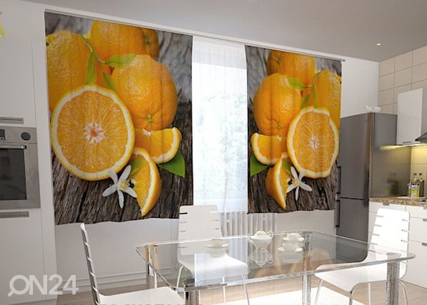 Läpinäkyvä verho ORANGES 200x120 cm