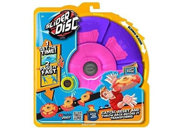 Frisbee ajastimella Slider Disc