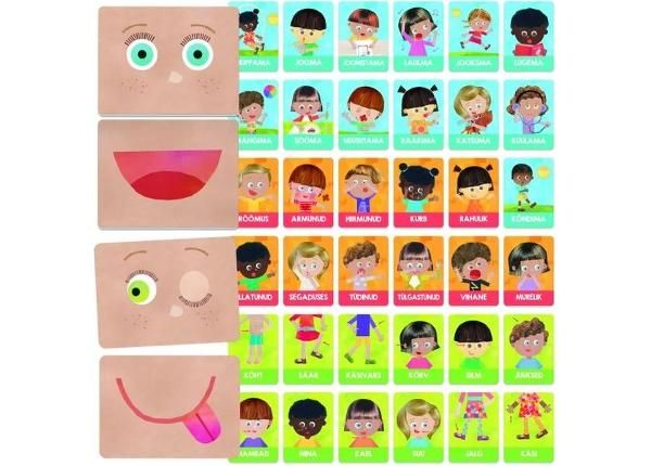 HEADu Montessori pelikortit tunteet ja toiminta, EE