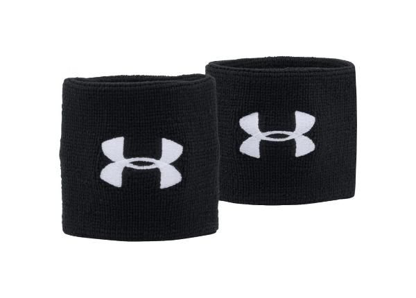 Hikinauhat ranteeseen 2 kpl Under Armour Performance Wristband 7,5 cm 1276991-001