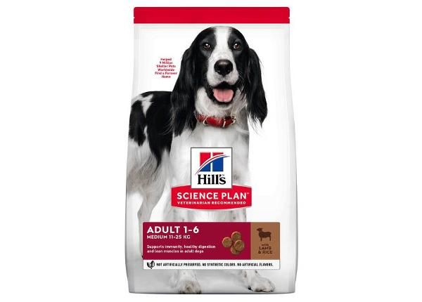 Hill's Science Plan koiranrunko lammas&riisi keskikokoiselle koiralle 2,5kg