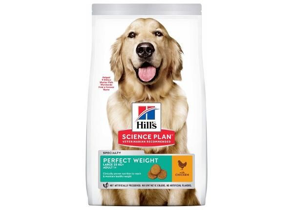 Hill's Science Plan Weight koiranruoka kananlihalla suurelle koiralle 12kg