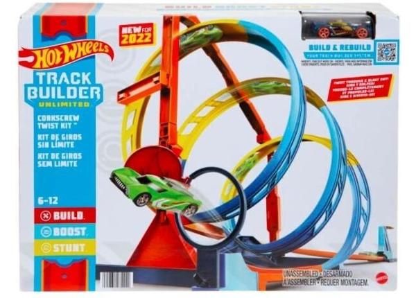 Hot Wheels® Track Builder® ruuvimeisseli surmansolmurata