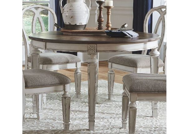 Jatkettava ruokapöytä 123/183x123 cm