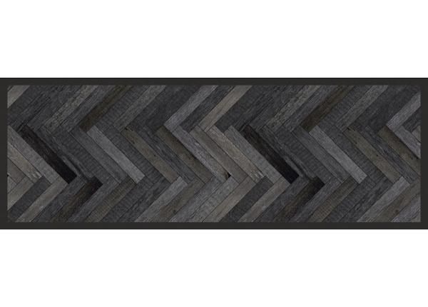 Keittiön matto Herringbone Anthra 50x150cm