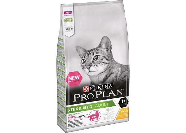 Kissan täysravinto steriloiduille/kastroiduille kissoille kana 10 kg